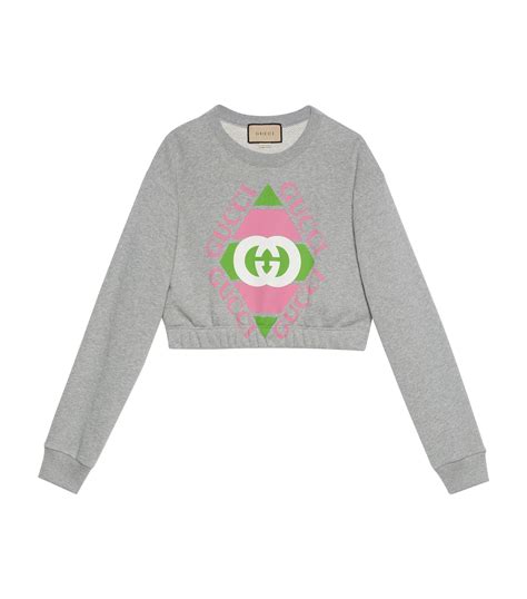 gucci crochet sweater|Gucci cropped sweatshirt etsy.